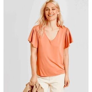 A New Day Coral Blouse XXL